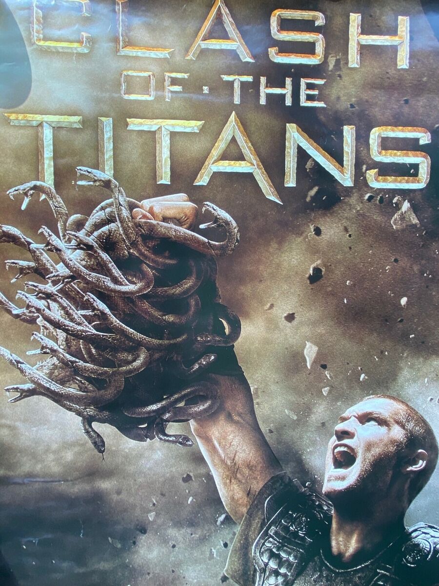 Clash of the titans, Action movie poster, Movie memorabilia