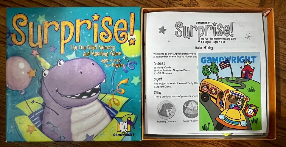 Gamewright Surprise! Kids Memory&Matching Game Complete-Dinosaur - Image 2 of 4