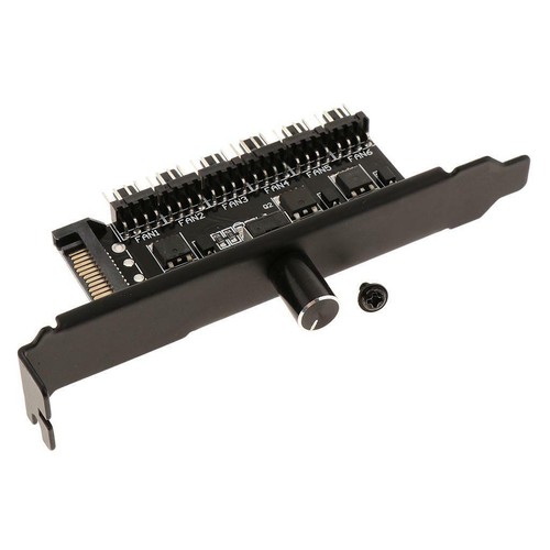 12V SATA PCI Cooler Cooling Fan Speed Controller for PC Desktop Computer