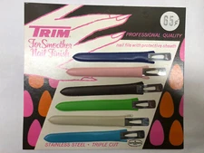 Vintage 6 Trim Nail File On Card Display