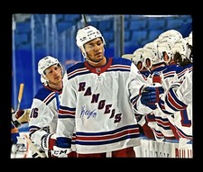 New York Rangers K'Andre Miller Signed 16x20 Photo certed w/ Fanatics Hologam