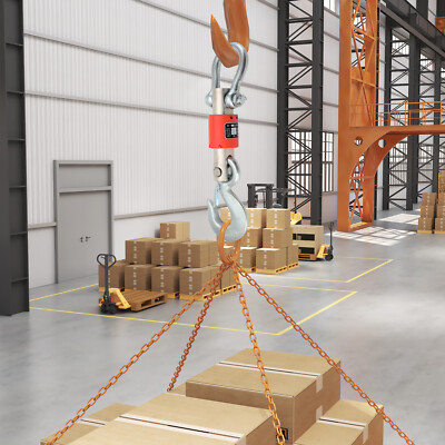 10T Wireless Digital Electronic Hanging Crane Scale Remote Control Crane Scale