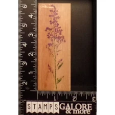 RUBBER STAMPEDE RUBBER STAMPS 2875F SOLIDOGO SPRIG WILD FLOWERS #2821