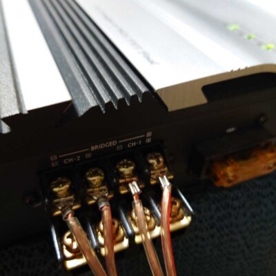 Alpine MRV-F407 4 Channel Car Audio Amplifier Powerful Clean Sound