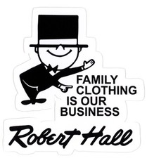 Robert Hall Clothes Logo Sticker (Reproduction)