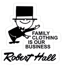 Robert Hall Clothes Logo Sticker (Reproduction)