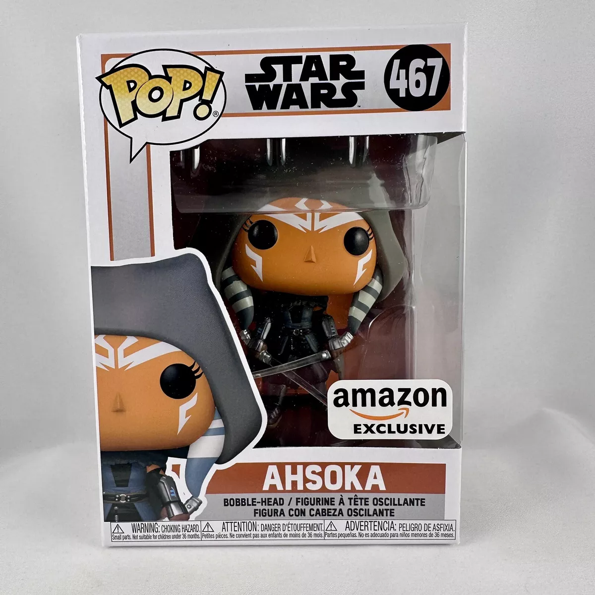 Funko POP Star Wars The Mandalorian Ahsoka 467 Amazon Exclusive Vinyl Figure