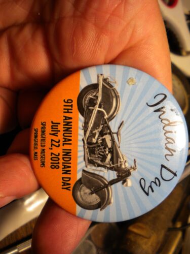 VINTAGE INDIAN MOTORCYCLE day springfield mass MEMORABILIA - Picture 2 of 2