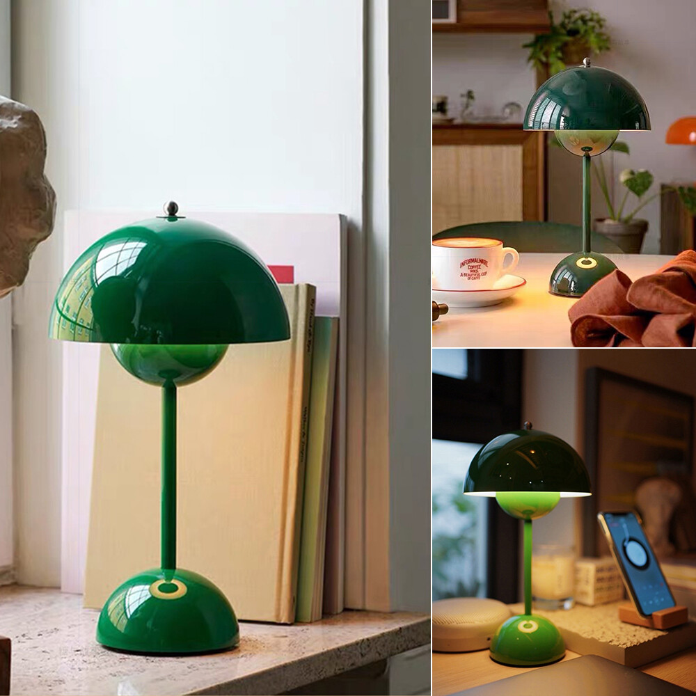 2024 LED Flowerpot Table Lamp for Reading Desk and Art Decor Lighting-image