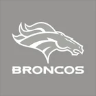 Denver Broncos #9 1 Color Vinyl Decal Sticker Car Window Wall