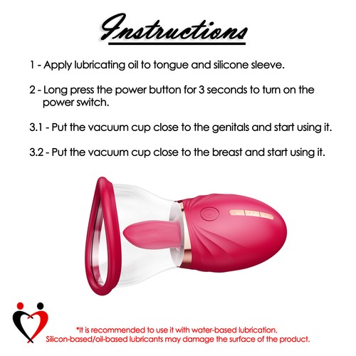 LeLuv Pussy Vacuum Pump with Vibrating Clitoral Tickler Cup - Bild 4 von 45