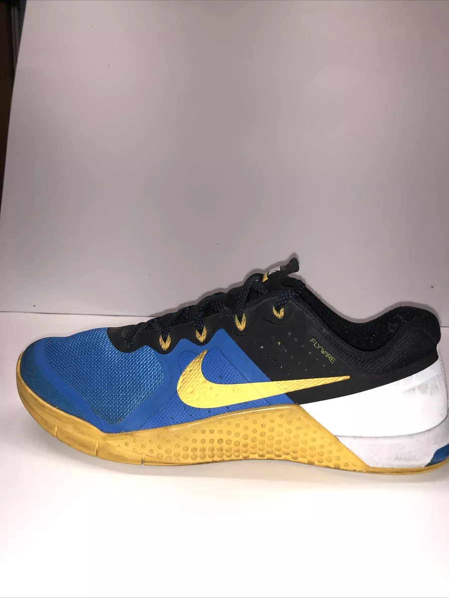 Nike metcon blue and yellow clearance