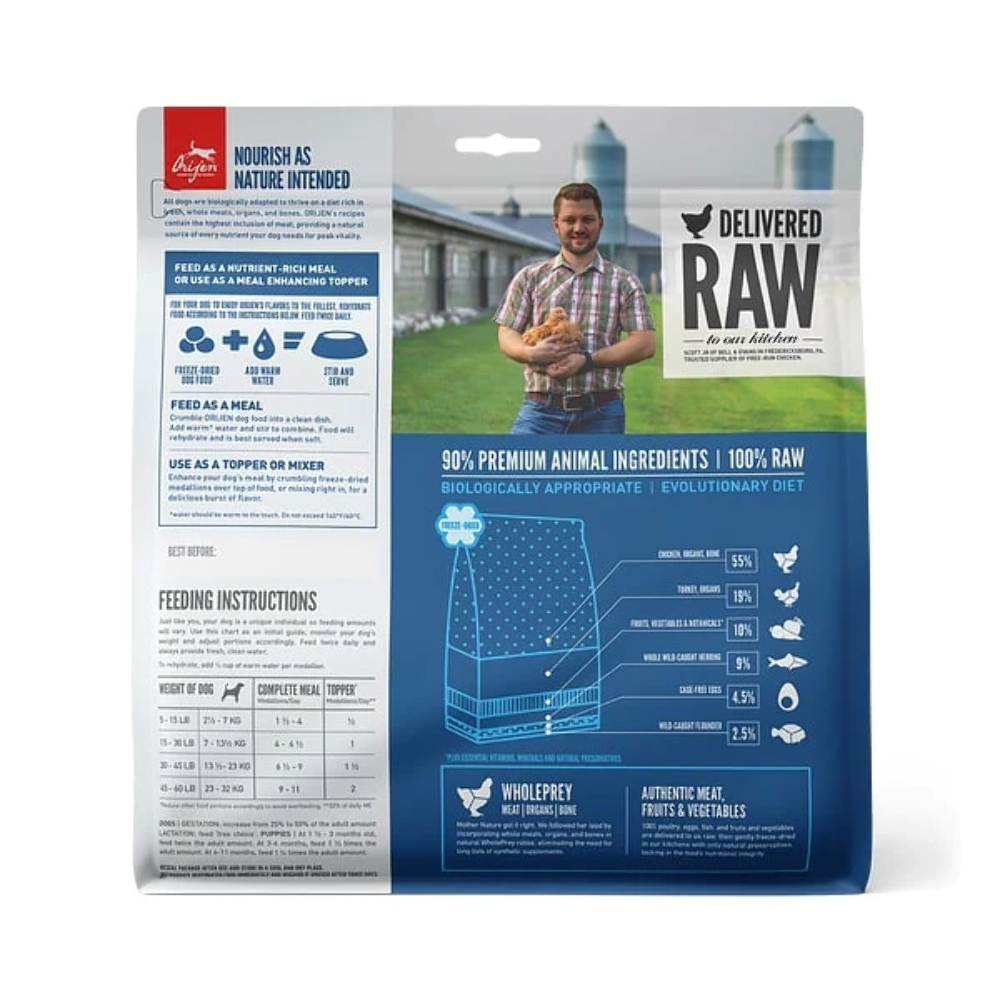 ORIJEN Adult FreezeDried Dog Food eBay