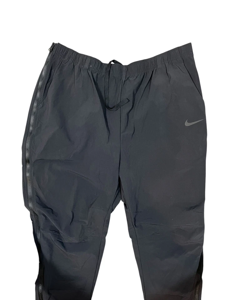 Теннисные штаны Nike Court Flex на молнии черные 887524 101, размер XL - Изображение 2 из 4