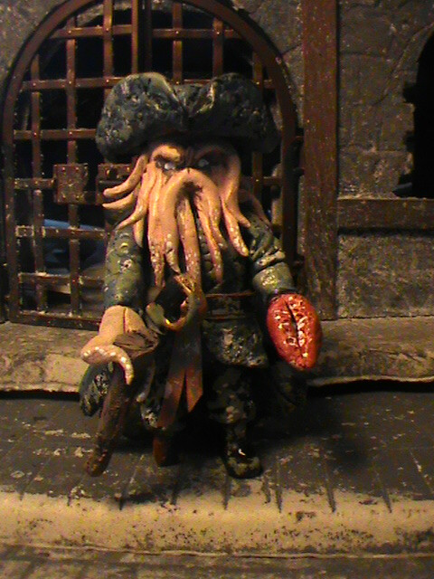 PLAYMOBIL CUSTOM DAVY JONES (PIRATAS DEL CARIBE) REF-0002 BIS