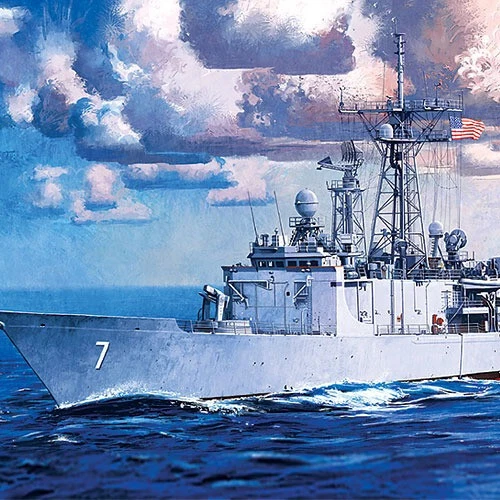 Academy 14102 USS Olivier Hazard Perry FFG-7 1:350 - Photo 1/1