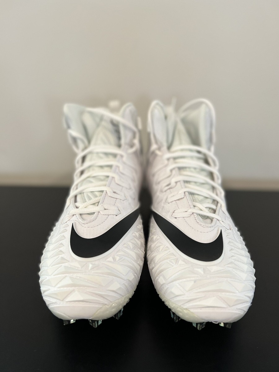 Size 13 Nike Force Savage Pro Football Cleats White/Black  display picture 3