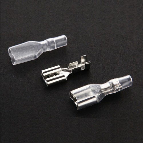 150PCS 2.8/4.8/6.3mm Female Crimp Wire Connectors Insulated Spade Terminals Kit - Picture 3 of 14