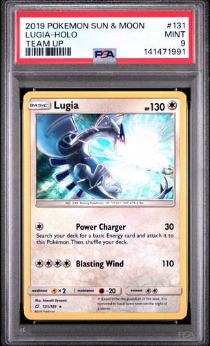 Lugia graded PSA 9 for sale on eBay