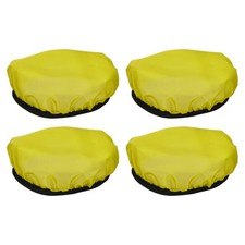 4pcs 7" 18cm Soft Diffuser Lamp Cover Light Strobe Reflector Lamp Sock Yellow