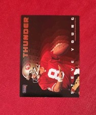 1993 Skybox Premium Thunder and Lightning Steve Young / Jerry Rice 49ers NM-MT+