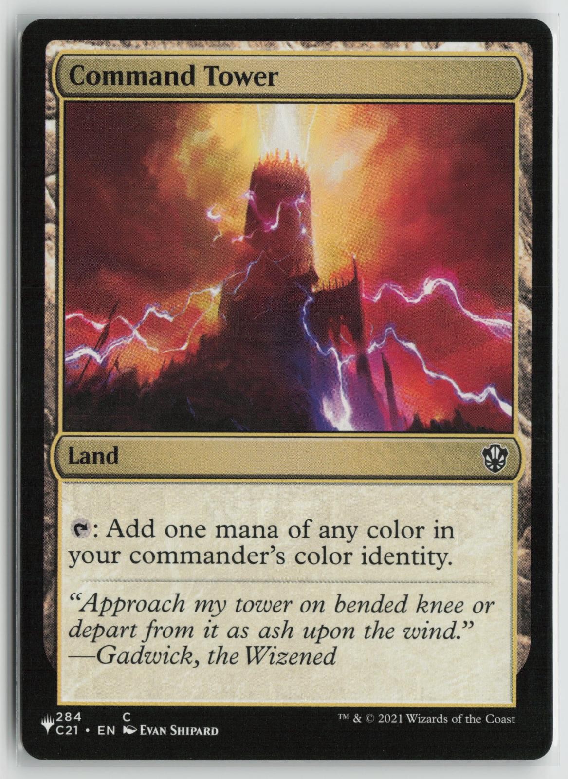 Command Tower (C21) Lightly Played 284 The List Reprints Magic: The Gathering