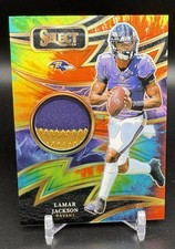 2024 Select Lamar Jackson Tie Die /25 Jersey Match Color Patch Ravens SSP MVP