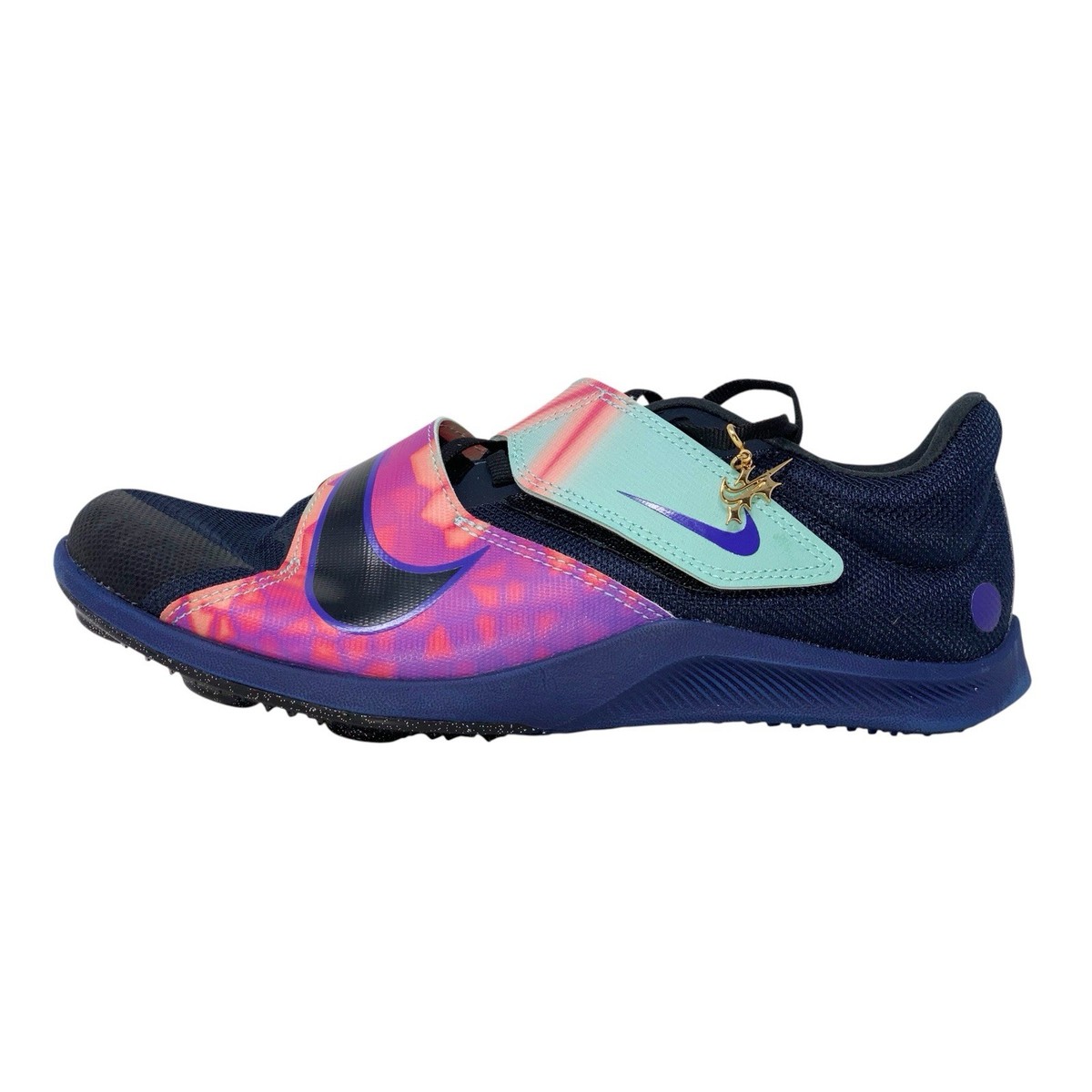 Nike Zoom Rival Jump Glam Blue Track Spikes, Size 6.5 / 8W BNIB