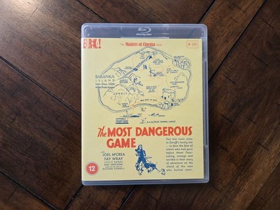 The Most Dangerous Game (1932, Blu-ray, Eureka Entertainment, Region B)