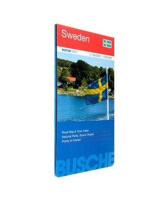 Sweden 1 : 750 000 / 1 : 1 500 000: Northern Sweden 1 : 1 500 000 / Southern Swe