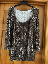 Cheetah Print Xl Blouse