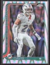 2025 Topps Chrome Football Ashtyn Davis Raywave Refractor Dolphins