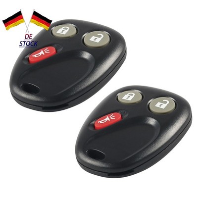 2x 3-Tasten-Fernbedienungsreparatur für Chevrolet für GMC Yukon / Sierra 0307