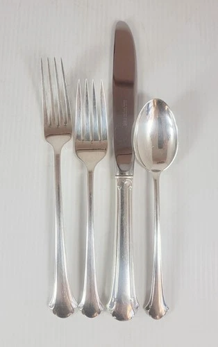 Towle Chippendale Sterling Silver 4 Piece Place Setting - No Monograms 170 grams