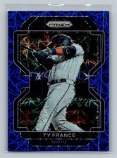 2022 Panini Prizm #233 Ty France Blue Velocity Prizm