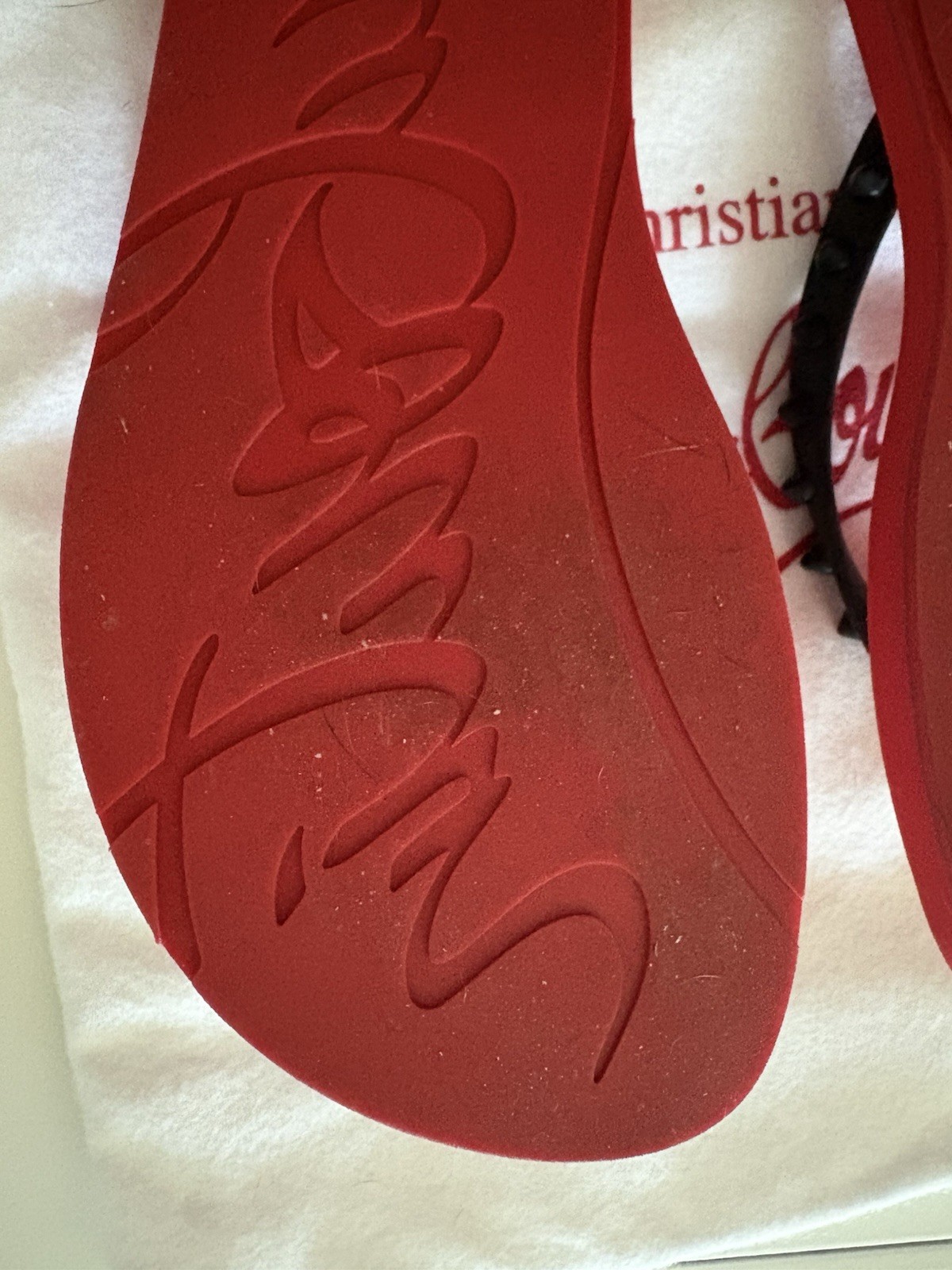 Christian Louboutin Loubi Flip Donna Flat 36 Flip Flops image 8
