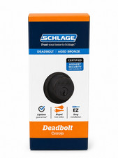 Schlage B62N716 Double Cylinder Deadbolt Lock Aged Bronze Grade 1 New
