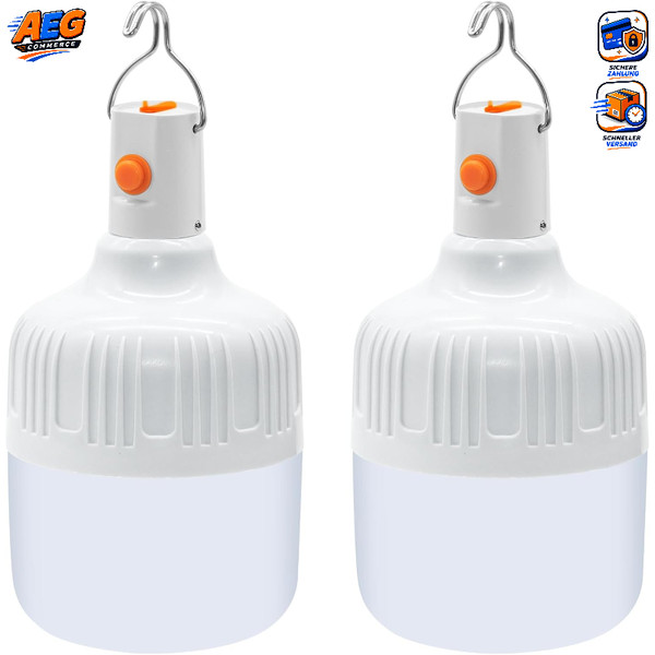 Campinglampe Wiederaufladbar 500 Lumen Tragbar Mit Usb Kabel FüR Zelt Garten-image