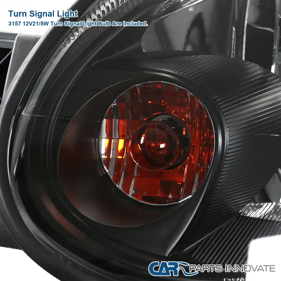 Headlights Headlamps Black Fits 2003-2005 Dodge Neon Left & Right Pair 03 04 05 - Изображение 4 из 4