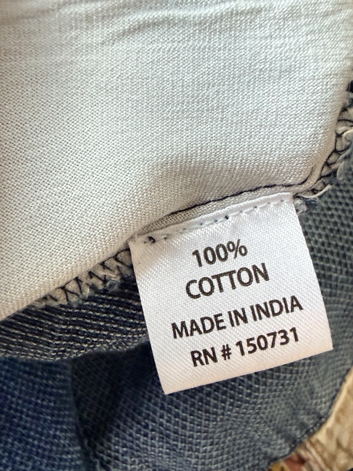 Young Thread Pull On  Denim Patchwork Pant Small … - image 7