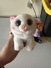 Ty Beanie Baby named "Tabor" the Pink Striped Tiger. 