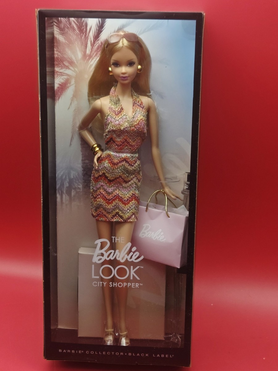 2012 Mattel The Barbie Look City Shopper Black Label Steffie Face