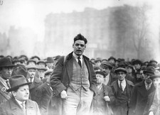 Hannington addressing an audience at Speakers' Corner London's Hyd- Old Photo