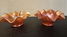 Fenton Glass Carnival Glass Ruffled Bowls