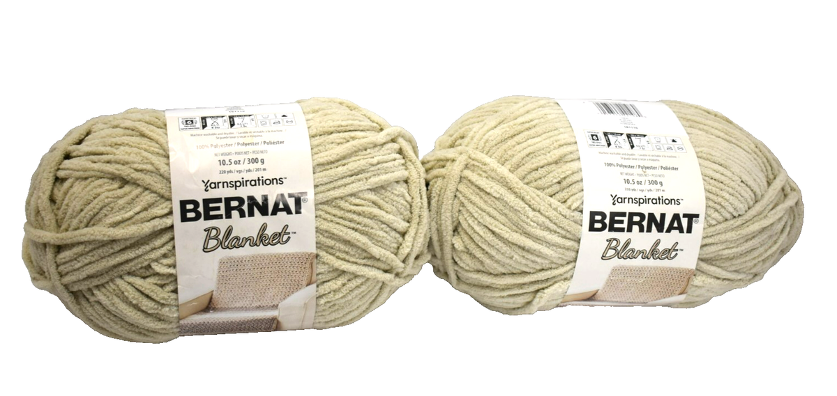 Yarnspirations Bernat Blanket Yarn Almond Super Soft Jumbo Yarn - Main Image