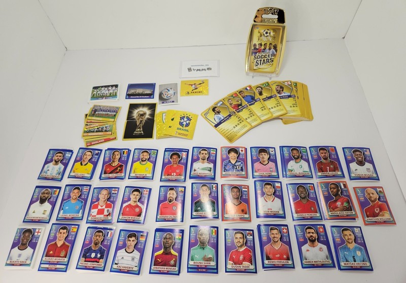 Panini 2022 Qatar Fifa World Cup Stickers Lot of 750 (Parallels, Gold Foils)