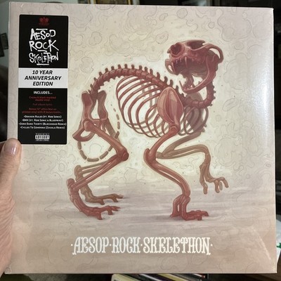 *NEW SEALED-Aesop Rock - Skelethon: 10th Anniversary, CREME & BLACK + CLEAR LP