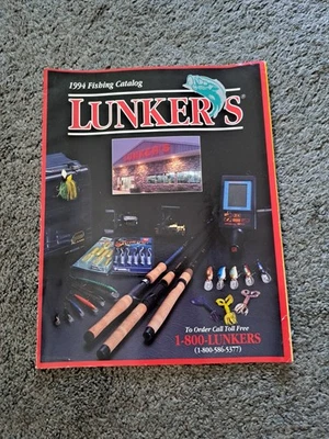 Vintage 1994 Lunkers Fishing Catalog Tackle Lures - Photo 1/4