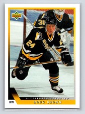 1993-94 Upper Deck - Doug Brown #459 Pittsburgh Penguins Hockey Card