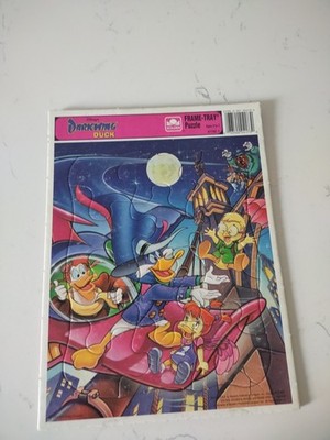 Vintage Disney Darkwing Duck Frame Tray Puzzle 4173C-1 Ages 3-7 Golden Book
